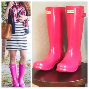 Hunter Kids Original Gloss Pink